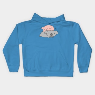 Koala and Little Pig Kids Hoodie